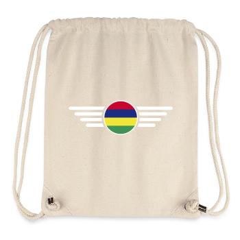 I Love Mauritius, Elegance Style Design T-Shirt - Stanley/Stella Recycled Gym Bag - natural - Front