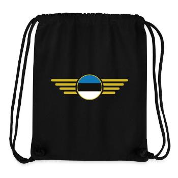 Ich liebe Estland, Eleganz Stil Design T-Shirt - Stanley/Stella recycelter Gym Bag - Schwarz - Vorne