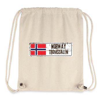 Tromsdalen Norway - Stanley/Stella Recycled Gym Bag - natural - Front