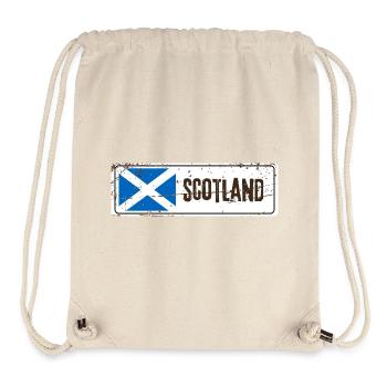 Scotland Flag - Stanley/Stella Recycled Gym Bag - natural - Front
