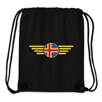 Ich liebe Åland, Eleganz Stil Design T-Shirt - Stanley/Stella recycelter Gym Bag - Schwarz - Vorne