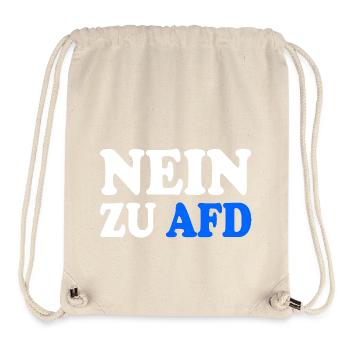 No to afd - Stanley/Stella Recycled Gym Bag - natural - Front