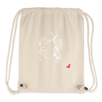 Blanc SWORD MÉDIÉVAL - Sac à cordon recyclé Stanley/Stella - blanc naturel - Devant
