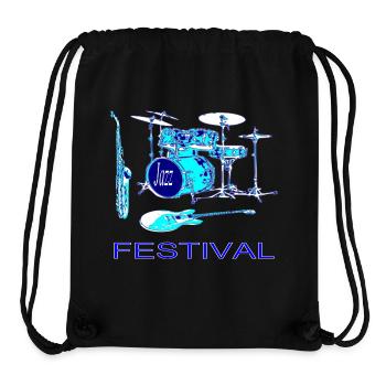 Jazz Festival - Stanley/Stella Recycled Gym Bag - black - Front
