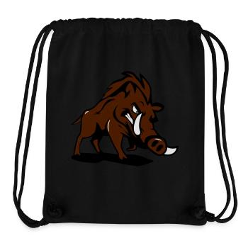wildschwein gefährlich - Stanley/Stella recycelter Gym Bag - Schwarz - Vorne