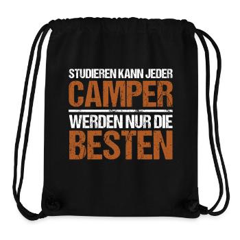 Anyone can study - Camper Edition - Stanley/Stella Recycled Gym Bag - black - Front
