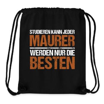 Anyone can study - Maurer Edition - Stanley/Stella Recycled Gym Bag - black - Front