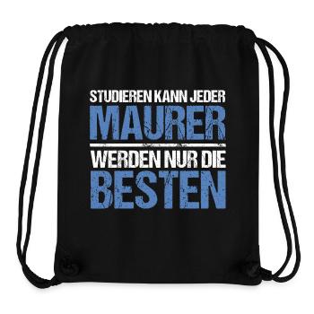 Anyone can study - Maurer Edition - Stanley/Stella Recycled Gym Bag - black - Front
