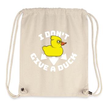 Lustig Ich gebe keine Ente Gummienten Sarkasmus - Stanley/Stella recycelter Gym Bag - Naturweiß - Vorne