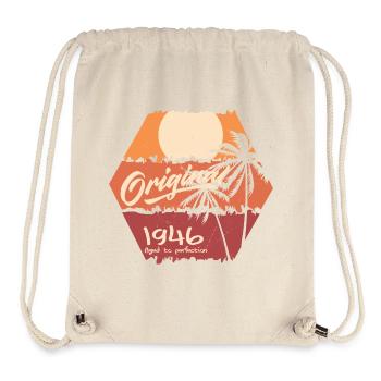Original 1946 Retro 1946 Geburtstagsgeschenk - Stanley/Stella recycelter Gym Bag - Naturweiß - Vorne