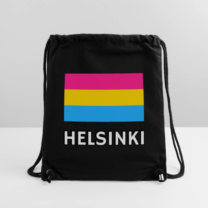 Pan Pride Drapeau Helsinki Sac à cordon recyclé Stanley/Stella