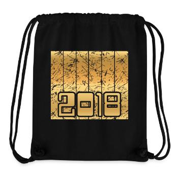 2018 - Stanley/Stella recycelter Gym Bag - Schwarz - Vorne