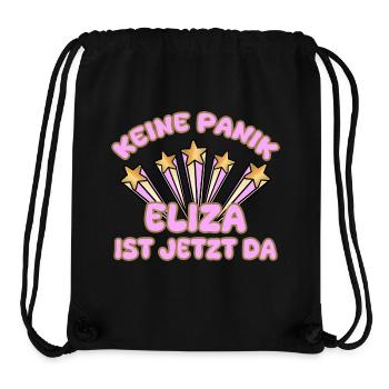 Woman's name Eliza - Stanley/Stella Recycled Gym Bag - black - Front