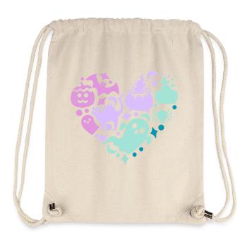 Halloween Herz - Stanley/Stella recycelter Gym Bag - Naturweiß - Vorne
