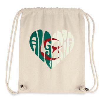Algeria in my heart - Stanley/Stella Recycled Gym Bag - natural - Front