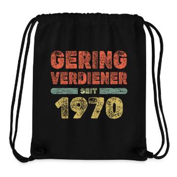 Verdict 1970 - Stanley/Stella Recycled Gym Bag - black - Front