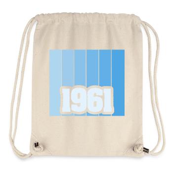 1961 - Sac à cordon recyclé Stanley/Stella - blanc naturel - Devant