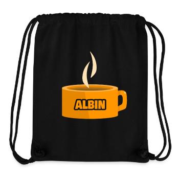 Gift for Albin - Stanley/Stella Recycled Gym Bag - black - Front
