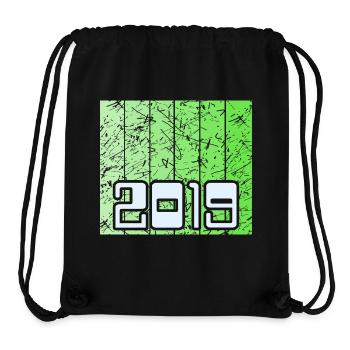 2019 - Stanley/Stella recycelter Gym Bag - Schwarz - Vorne