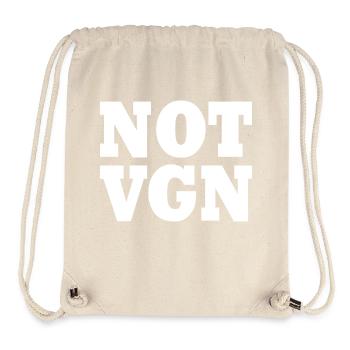 Not vegan - Stanley/Stella recycelter Gym Bag - Naturweiß - Vorne