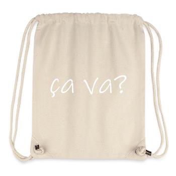 Ça Va – Casual French Expression Design - Stanley/Stella Recycled Gym Bag - natural - Front