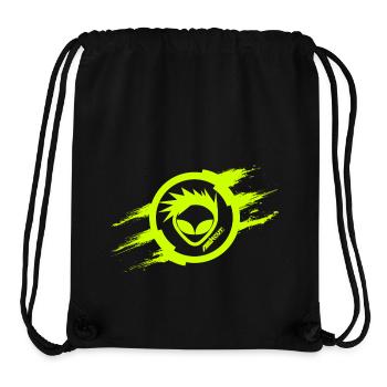 Alien Cut Scratch Fluo - Sac à cordon recyclé Stanley/Stella - noir - Devant