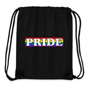 Pride Rainbow - Stanley/Stella Recycled Gym Bag - black - Front