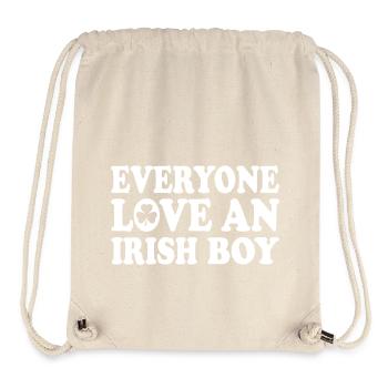 everyone loves an irish boy - Stanley/Stella recycelter Gym Bag - Naturweiß - Vorne