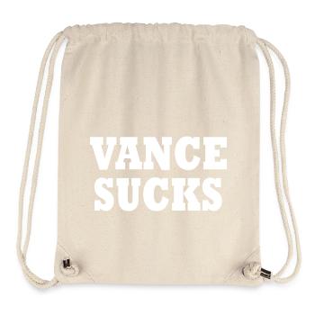 vance sucks - Stanley/Stella Recycled Gym Bag - natural - Front
