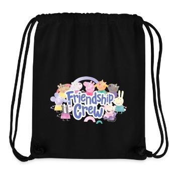Peppa Pig And Friends - Stanley/Stella Recycled Gym Bag - black - Front