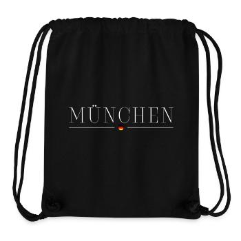 München, Deutschland Stil Design T-Shirt - Stanley/Stella recycelter Gym Bag - Schwarz - Vorne