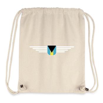 Bahamas fans: Tropical design - Stanley/Stella Recycled Gym Bag - natural - Front