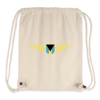 Bahamas fans: Tropical design - Stanley/Stella Recycled Gym Bag - natural - Front