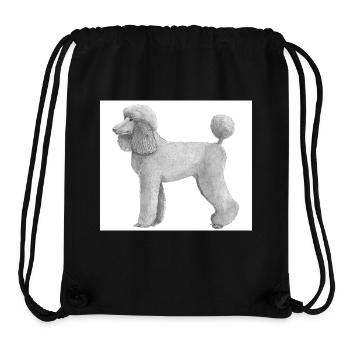 Poodle Standard Sticker - Stanley/Stella Recycled Gym Bag - black - Front