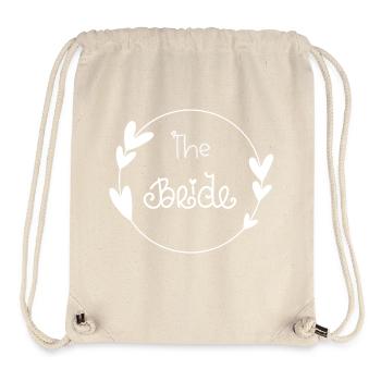 Die Braut - Stanley/Stella recycelter Gym Bag - Naturweiß - Vorne