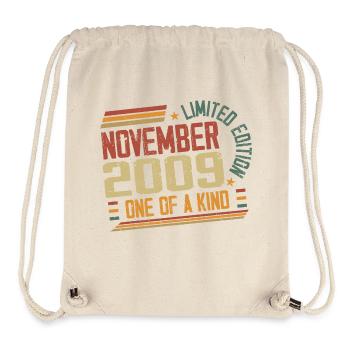 Awesome Since November 2009 Birthday Gift - Stanley/Stella Recycled Gym Bag - natural - Front