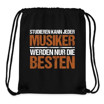 Anyone can study - Musician Edition - Stanley/Stella Recycled Gym Bag - black - Front