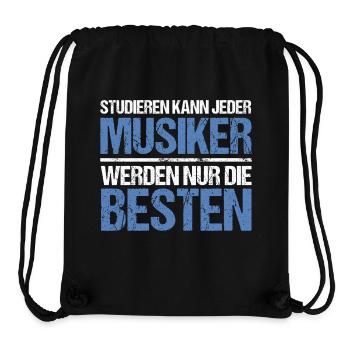Anyone can study - Musician Edition - Stanley/Stella Recycled Gym Bag - black - Front