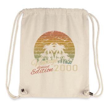 Vintage 2000 Birthday Gift 2000 Retro 2000 - Stanley/Stella Recycled Gym Bag - natural - Front