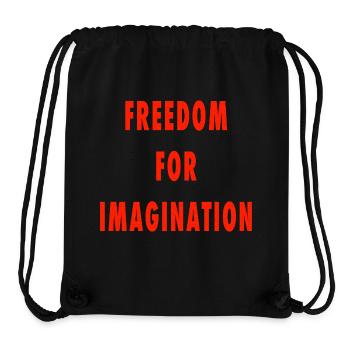 Freedom for imagination - Stanley/Stella Recycled Gym Bag - black - Front