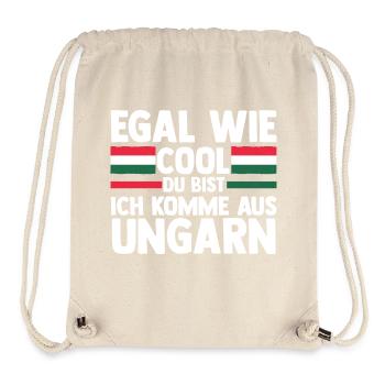 Ungar Ungarisch Ungarn - Stanley/Stella recycelter Gym Bag - Naturweiß - Vorne