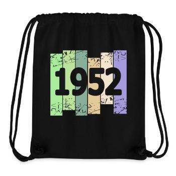 Artwork 1952 - Stanley/Stella Recycled Gym Bag - black - Front