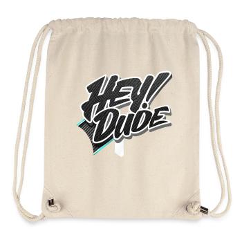 hey Kumpel - Stanley/Stella recycelter Gym Bag - Naturweiß - Vorne
