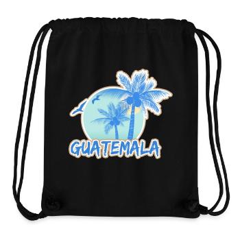 Urlaub Guatemala - Stanley/Stella recycelter Gym Bag - Schwarz - Vorne