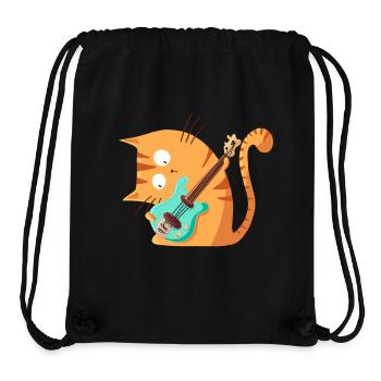 CatGuitar - Stanley/Stella recycelter Gym Bag - Schwarz - Vorne