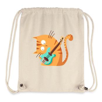 CatGuitare - Sac à cordon recyclé Stanley/Stella - blanc naturel - Devant