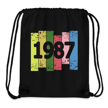 Lustig 1987 - Stanley/Stella Recycled Gym Bag - black - Front