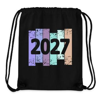 2027 - Stanley/Stella Recycled Gym Bag - black - Front