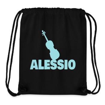 Bratsche Alessio - Stanley/Stella recycelter Gym Bag - Schwarz - Vorne