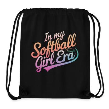 Softball Sports Softball Player - Stanley/Stella Recycled Gym Bag - black - Front